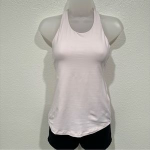 lululemon pink workout athletic yoga gym racerback muscle tank top shirt